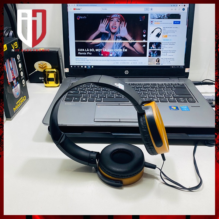 Tai nghe chụp tai gaming headphone có dây chính hãng SONY XB450 máy vi tính laptop
