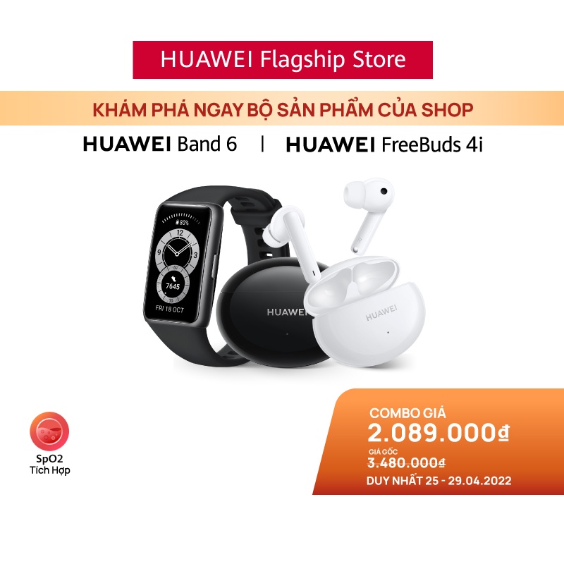 Bộ Sản Phẩm Huawei (Band 6 + FreeBuds 4i)