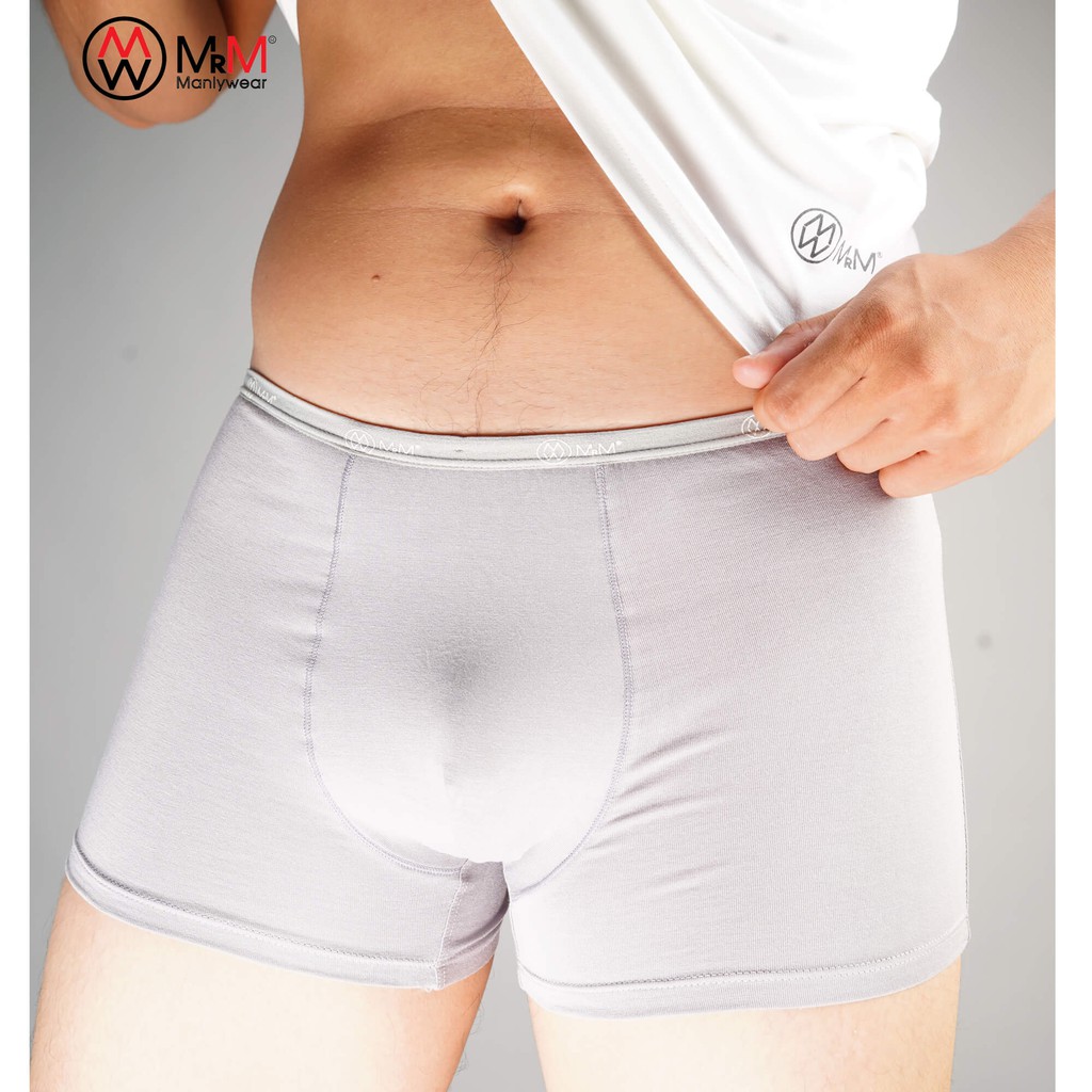 Hộp 3 quần lót nam Boxer sợi tre Bamboo tự nhiên kháng khuẩn thấm hút mồ hôi MRM Manlywear- CB3BXCNBB