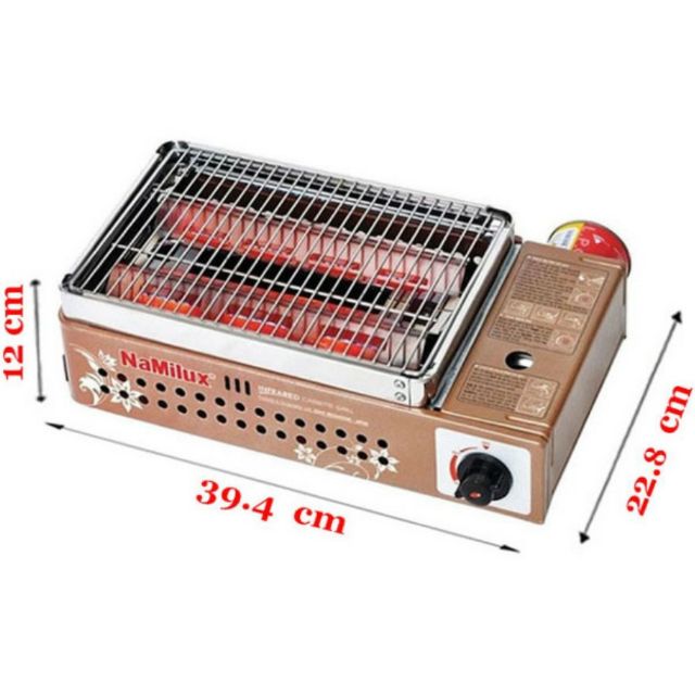 Bếp Nướng Gas Hồng Ngoại - Sử dụng Lon Gas mini -