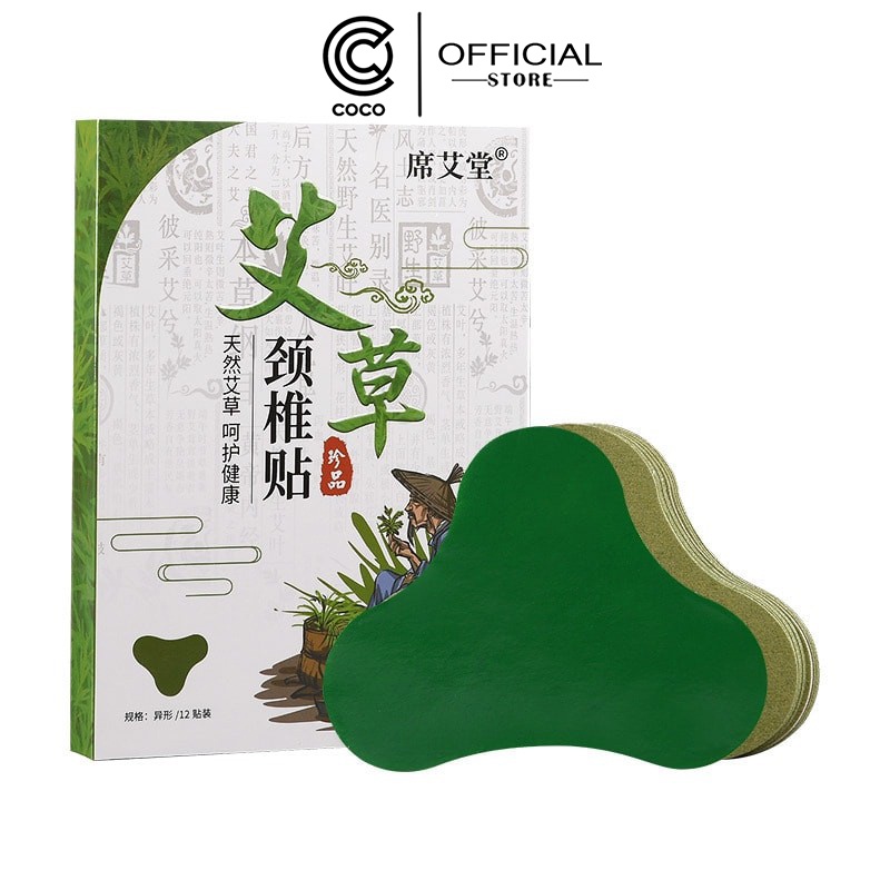 Hộp 12 Miếng Dán Vai Gáy Đông Y Thảo Dược