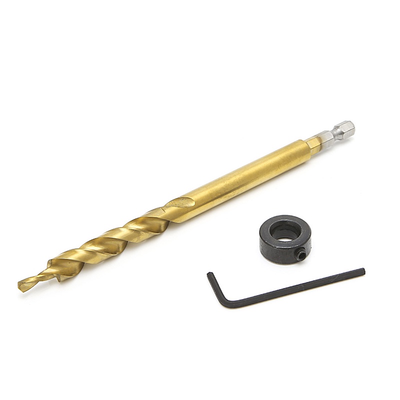 Bộ Mũi Khoan Xoắn Ốc 3 / 8 &quot;+ Vòng Chặn