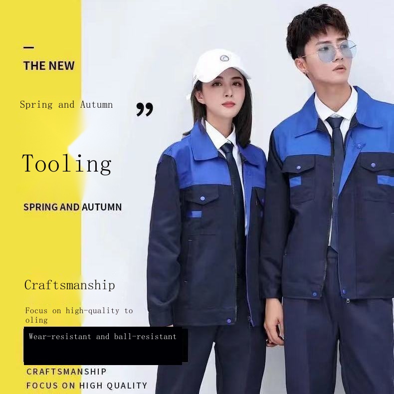 Bộ Quần Áo Bảo Hộ Lao Động Tay Dài Chống Mòn / Bụi Bẩn Thời Trang Xuân Thu