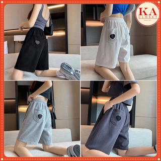 Quần đùi tim KA from to dài rộng 4 màu xinh, freesize dưới 65kg mặc được