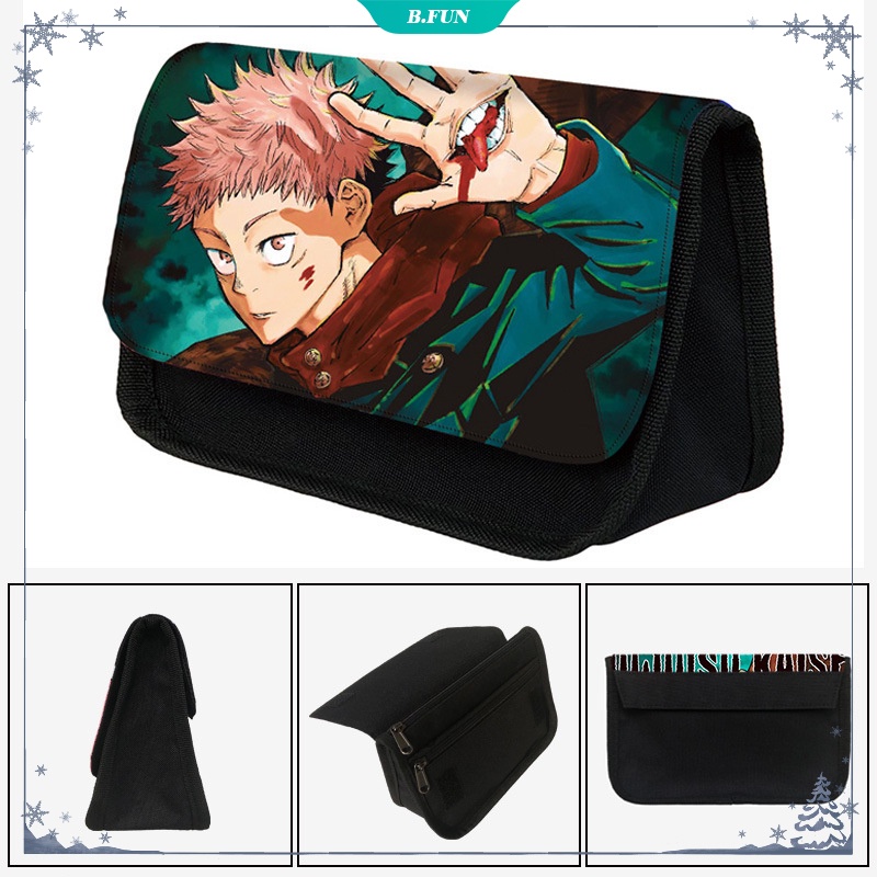 Túi Đựng Bút Chì/Mỹ Phẩm Phong Cách Anime Jujutsu Kaisen Yuji Itadori Dành Cho Học Sinh