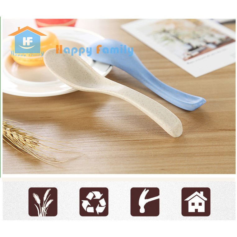 Muỗng ăn làm từ sợi lúa mạch Wheat Straw