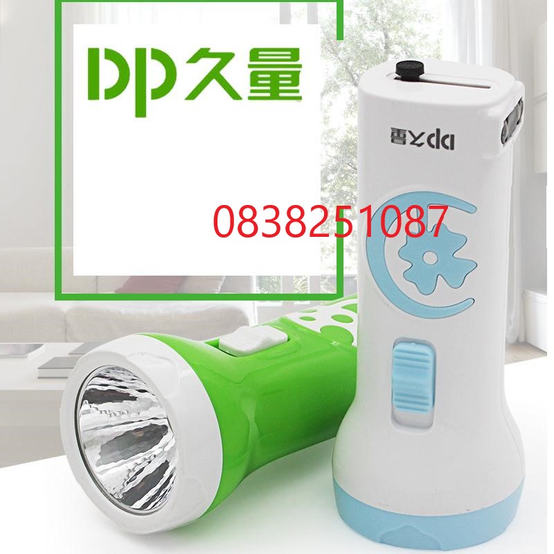 Đèn Pin Sạc Cầm Tay DP9121 Tích Hợp 2 Mức Sáng Chui Sạc Ẩn Sạc Dung Lượng Pin 350mah