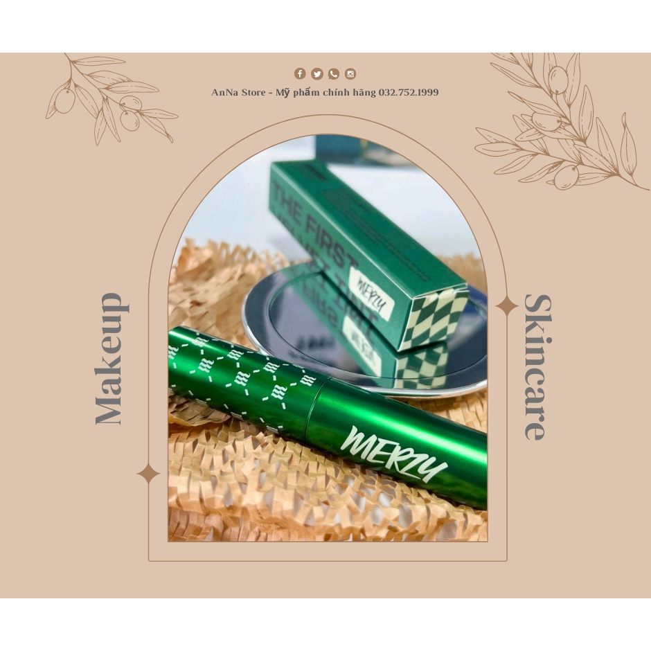 Son Kem Lì Merzy The First Velvet Tint V6 Xanh Lá Green Edition 4.5g