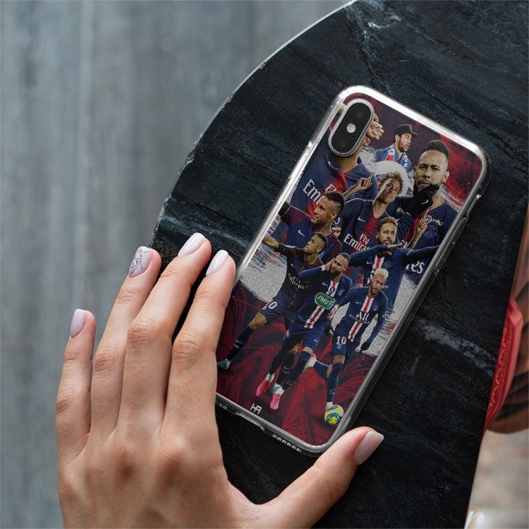 Vỏ IP cậu thủ neymar ốp ĐT nhiều hình cậu thủ neymar đội PSG đẹp dành cho Iphone 5 đến 12 promax FOO20210186