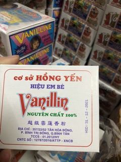 Bột Vani hiệu em bé 1 hộp * 100 ống