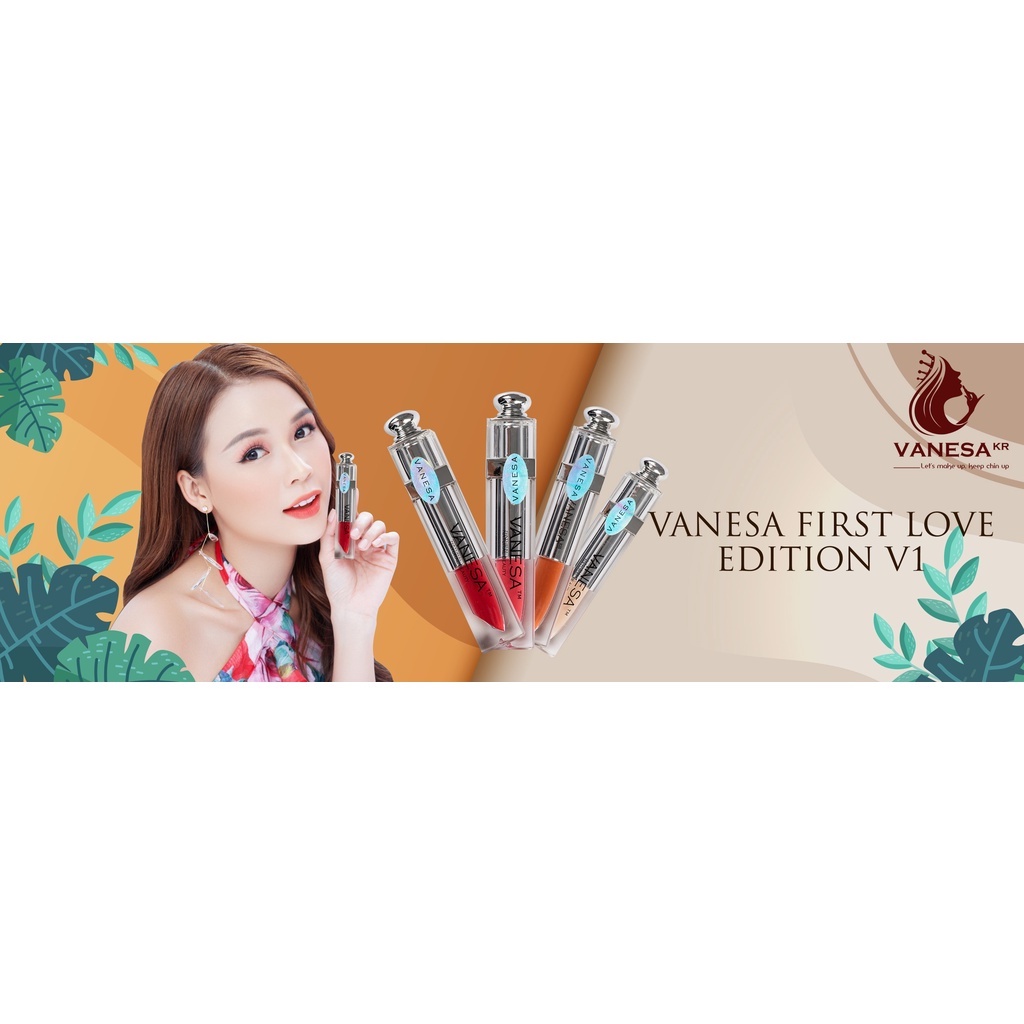 Set 2 Son Kem Lì Vanesa First Love Edition V1 5 Màu ( Son Che Khuyết Điểm + Son Kem Màu ) | BigBuy360 - bigbuy360.vn