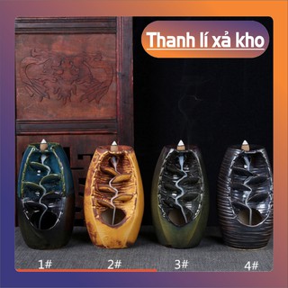 (Thanh lý) Bộ khuếch tán tinh dầu hình sông núi bằng gốm sang trọng