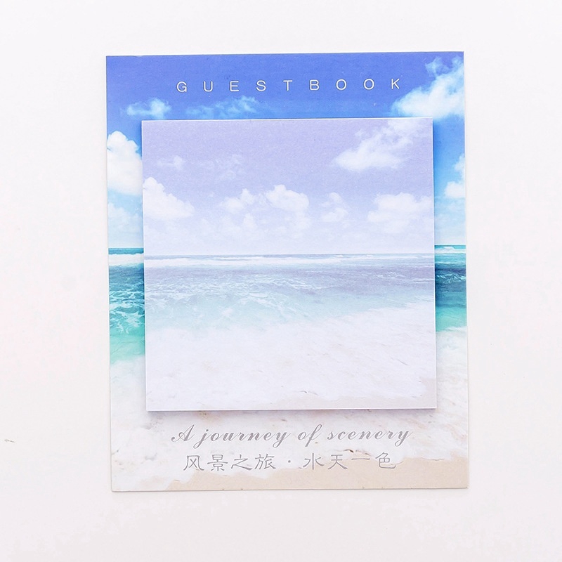 Giấy dán ghi chú hình phong cảnh độc đáo sáng tạo