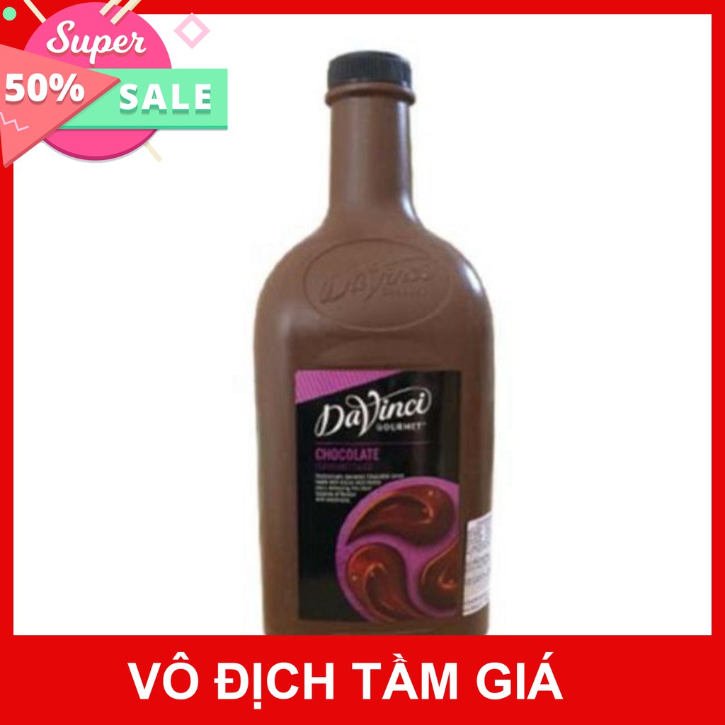 Sốt DAVINCI hương Socola / Caramel chai 2.6kg