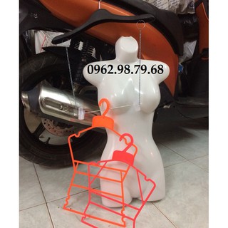 Combo 3c máng nhựa, 10 móc kẹp xích, 10 móc bộ trẻ em