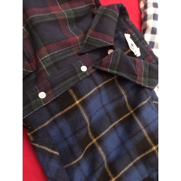 Áo Sơ Mi  in hoạ tiết sọc caro hàn quốc unisex