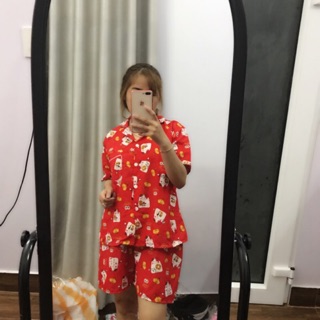 Đồ bộ pijama big size < 80 kg