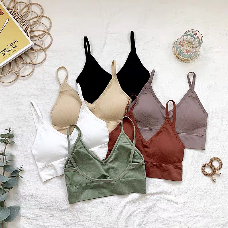 Áo bra len tăm tập gym, yoga, bra thể thao, bra nữ giá rẻ  - BR01