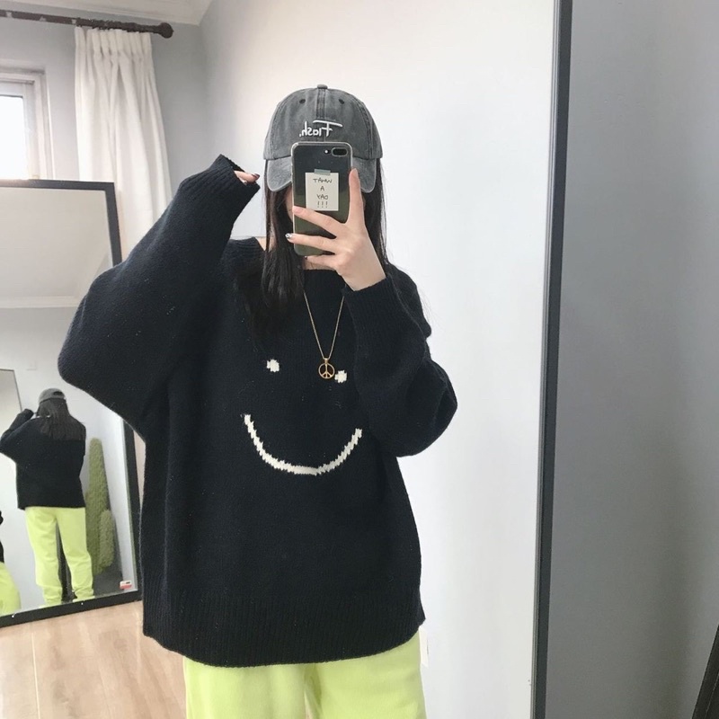 Áo len smile
