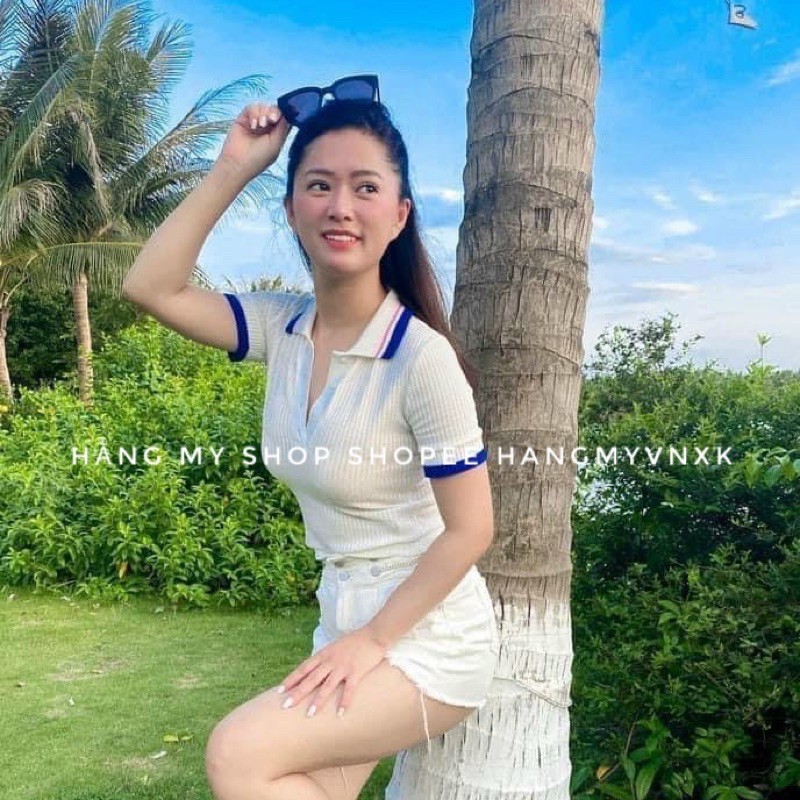 Áo Phông polo Vải Dệt Viền cổ chất đẹp