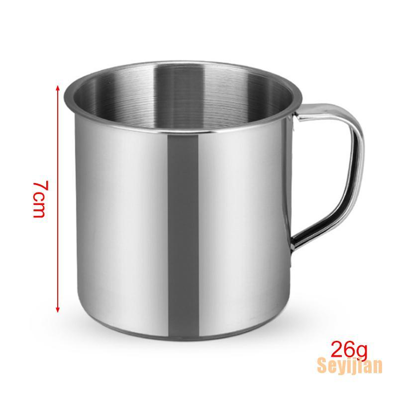 Set 1/3/6 cốc uống nước bằng thép không gỉ tiện dụng khi đi cắm trại