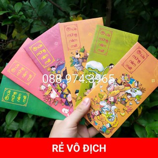 Combo 100 bao lì xì tết đẹp dày - tết ta