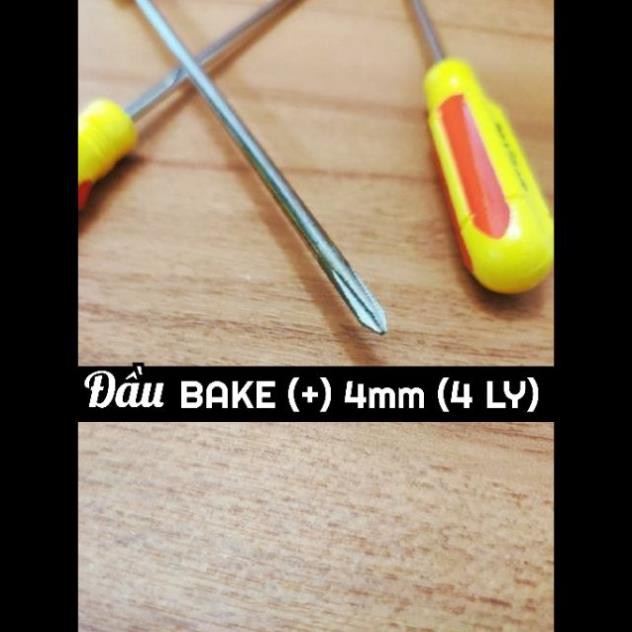 Tô vít bake (4 ngạnh) 4mm x 150mm Thương hiệu Yale's - đầu vít có nam châm tiện lợi