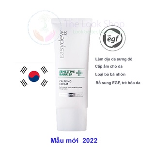Easydew- Kem EGF dưỡng ẩm phục hồi da sưng, trứng cá đỏ- Red Control calming moisture Sensitive Barrier Calming Cream 60