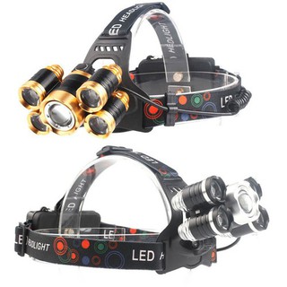 đèn Pin Đội Đầu 5 Bóng Led Siêu Sáng