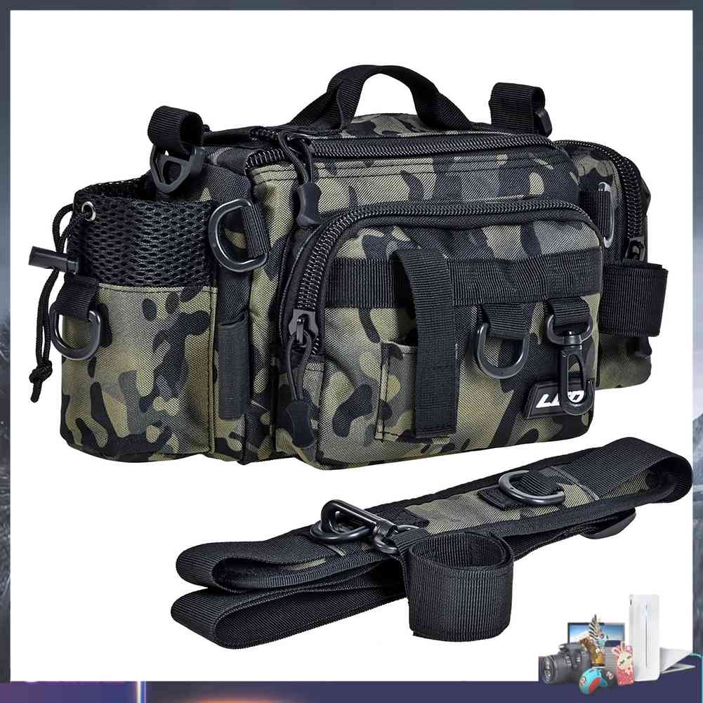 Túi Đeo Hông Đựng Dụng Cụ Câu Cá Họa Tiết Rằn Ri