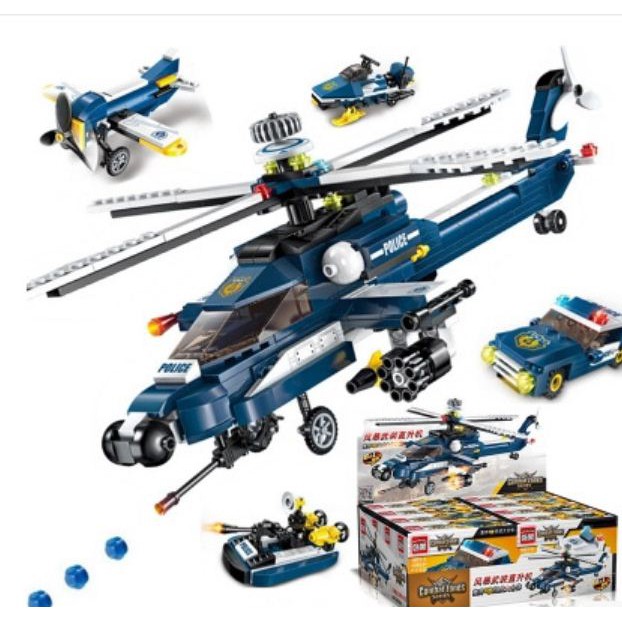 Lego 8 Món 1801 Mô Hình Máy Bay Trực Thăng Chiến Đấu