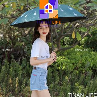 Ô Dù Đi Mưa Đi Nắng Gấp Gọn Con Ngỗng Dễ Thương, Chống UV