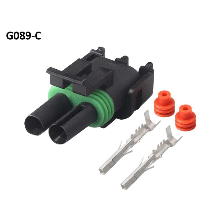 G089-Giắc cắm không thấm nước Delphi 2 lỗ