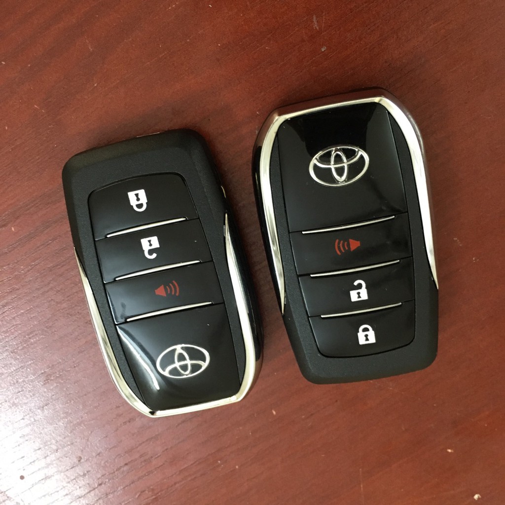 Vỏ Độ Chìa Khóa 3 Nút Cho Xe Ô Tô Toyota Dòng Vios, Camry, Yaris, Corolla, Innova,...