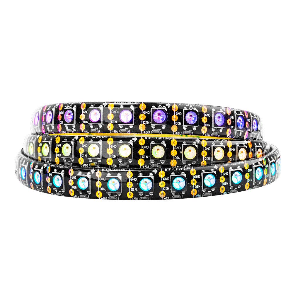 Dây Đèn LED 1M 144Leds / M WS2812 USB RGB 5V WS2812B RGB TV Trang Trí Đa Dụng Chất Lượng Cao