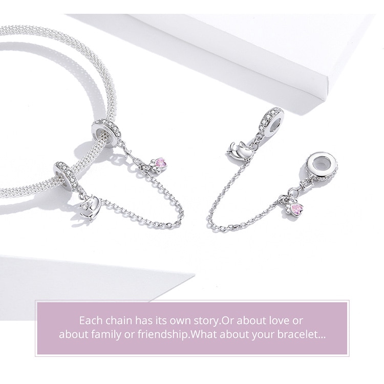 Hạt Xỏ Bamoer Bằng Kim Loại Hình Mèo Dễ Thương Dùng Làm Trang Sức