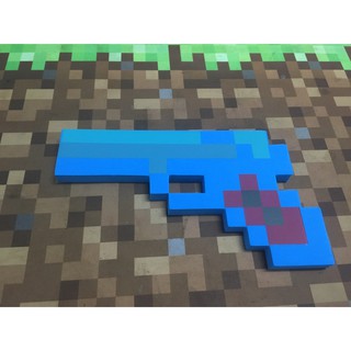 Súng lục minecraft xanh dương