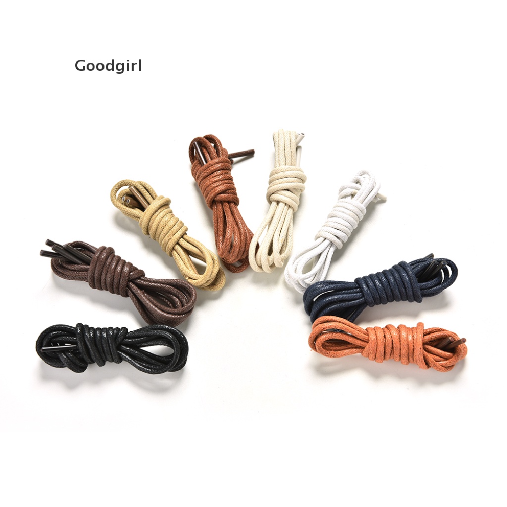 Goodgirl Dây giày da sáp tròn nhiều màu sắc 27.6 VN