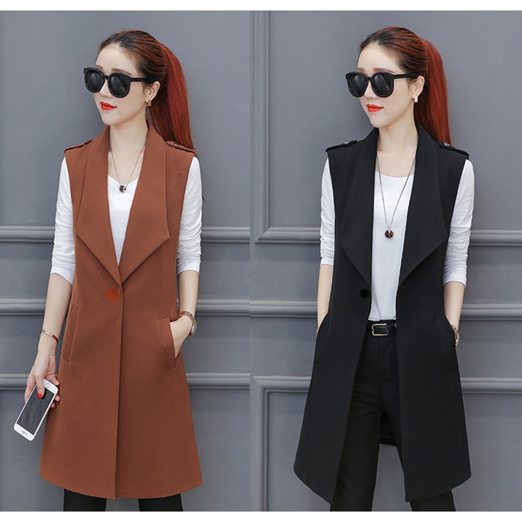 Áo Khoác Vest Form Dài