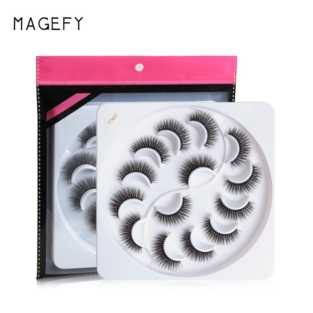 Lông mi giả MAGEFY 3D 7 cặp có thể tái sử dụng