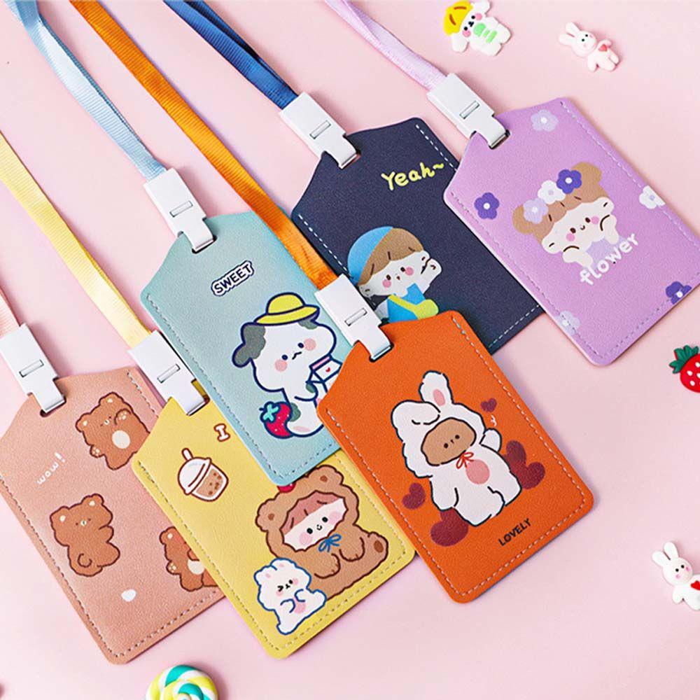 Vỏ Bọc Thẻ Tín Dụng / Thẻ Tín Dụng / Dây Đeo Hình Thỏ Hoạt Hình Dễ Thương