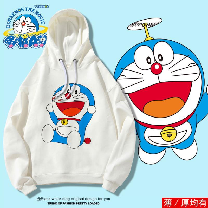 Doraemon Áo Hoodie In Hình Doremon Xinh Xắn Cho Nam Nữ