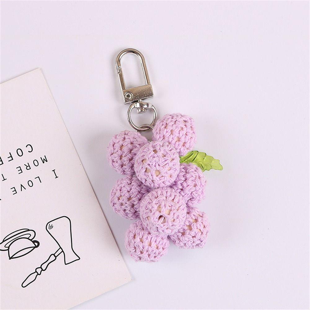 REBUY1 Móc Khóa Hình Chùm Nho Phong Cách Mới Dùng Để Trang Trí