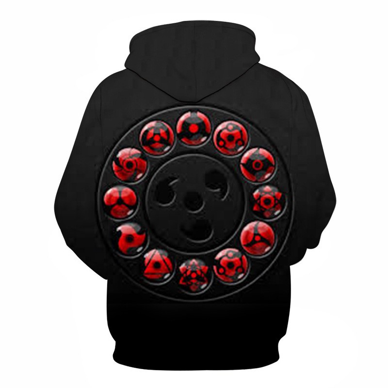 Áo Hoodie Dài Tay In Họa Tiết 3d Anime Naruto Độc Đáo