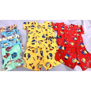 bộ quần áo trẻ em bé gái bé trai ( đủ màu)- chất tôn mát- ảnh thật