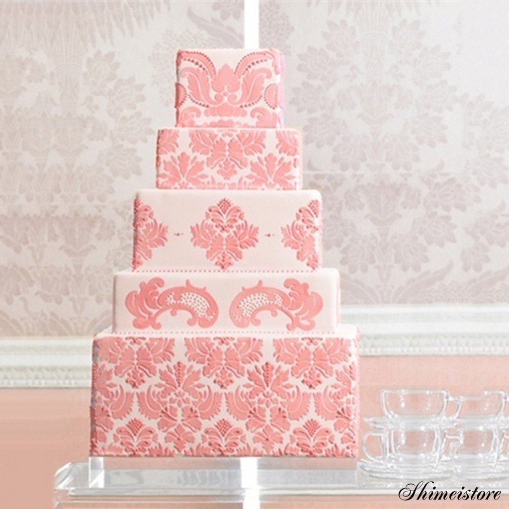 Khuôn Nhựa Tạo Hình Trang Trí Bánh Kem Đa Năng Cho Tiệc Cưới