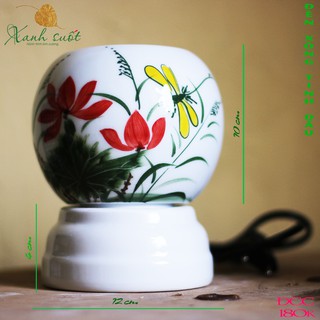 Đèn đốt tinh dầu Bát Tràng