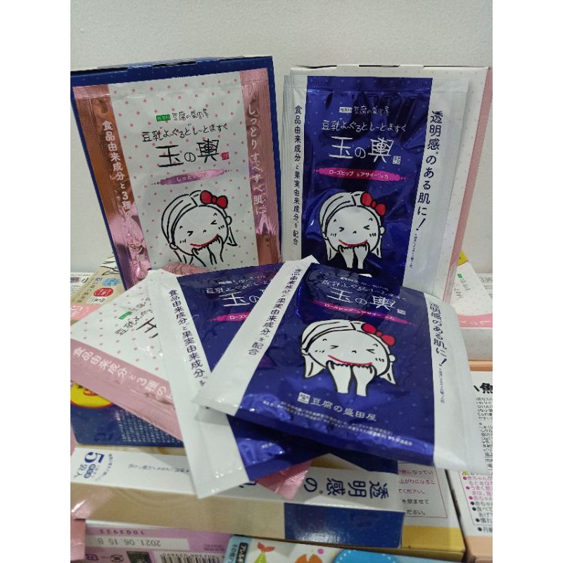 Lẻ - Mặt nạ giấy Tofu Moritaya Yogurt Masksheet