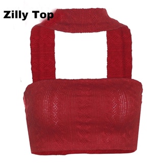 Áo Croptop mặc 3 kiểu màu đỏ