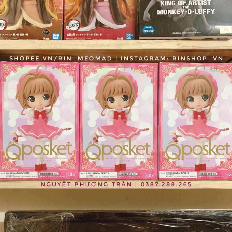 [BANPRESTO] Mô Hình Chính Hãng Cardcaptor Sakura: Clow Cards Arc - Q posket -Sakura Kinomoto-